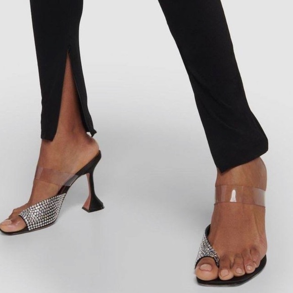 ♠️SOLD♠️ Authentic AMINA MUADDI PALOMA CRYSTAL SLIPPER SANDAL - Picture 11 of 13